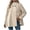 Khaki, variant on TGSLY Women's Wool Blend Swing Coat Soft Casual Collared Long Sleeve Jacket Loose Casual Solid Color Fall Winter Outerwear L