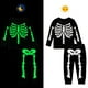 thumbnail image 1 of Pijamas de algodón para niños pequeños, conjunto de ropa de dormir de policía, bombero, unicornio, esqueleto, Carnaval, Halloween, 1 of 4