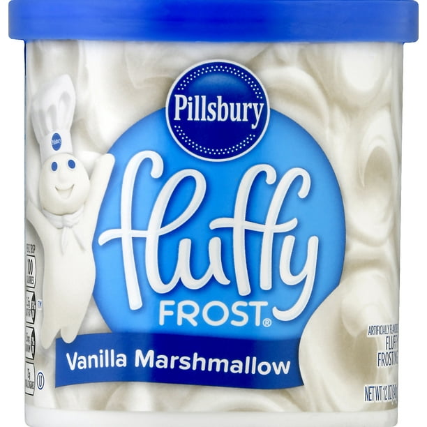 Pillsbury Fluffy Frost Vanilla Marshmallow Frosting, 12 oz Tub