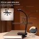 thumbnail image 3 of 14 LEDs Double Head Reading Light, USB Rechargeable Clip Lamp, 360 Book Light Flexible Neck, 3 Colors & Stepless Dimming, Up to 80H, Portable for Read, 3 of 5