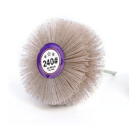 

Rotary Nylon Wheel Brush For Wood Furniture Fine Flower Head Accessories