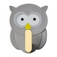 thumbnail image 5 of 4PCS Backpack Hooks for Wall, Owl Pattern Powful Adhesive Decorative Wall Hooks, Crystal-Like Surface Wall Hooks Without Nails, Cute Animal Wall Hooks for Kids, 5 of 6