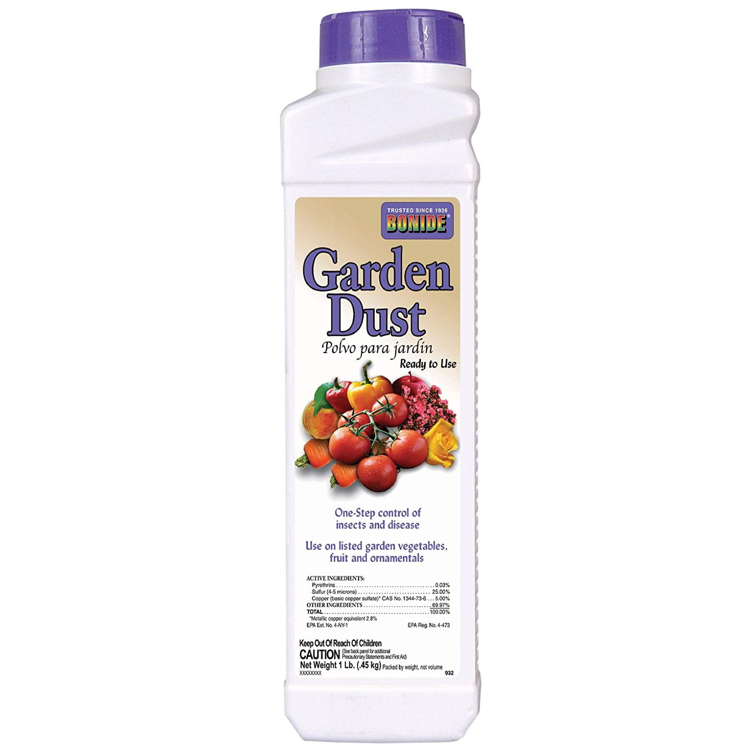 Garden Dust, 1 Lb., An effective control for both insect pests and plant diseases, A musthave