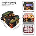 thumbnail image 3 of Dog Double Layered Insulated Lunch Bag with Two Compartments, Large Capacity, Refrigeration Capability, and Hand Carry Design - 7.1x11.4x16.1 Inches, 3 of 6