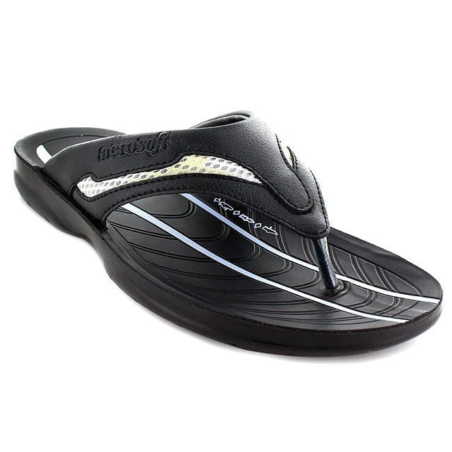 AEROSOFT Sutton Premium Comfort Flip Flops Men's Casual Summer Footwear