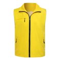 thumbnail image 4 of purcolt Women's Lightweight Softshell Vests Multi-Pocket Sleeveless Full-Zip Windproof Waistcoats for Travel Hiking Running Golf, 4 of 6