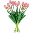 thumbnail image 5 of Northlight Real Touch™ Pink Artificial Tulip Floral Bundles, Set of 6 - 18", 5 of 9