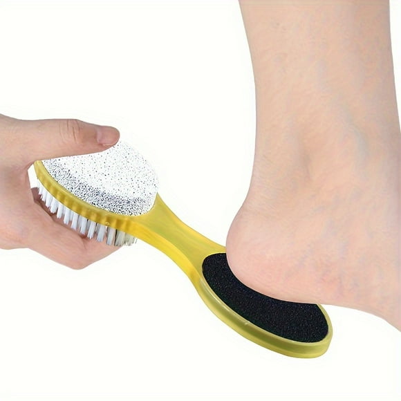 CNKOO 4 Foot Callus Remover - Multipurpose 4-in-1 Pedicure Tool with Foot File Pumice Stone Callus Remover and Sandpaper Suitable for Home Foot Care (Gray Pedicure Foot File)