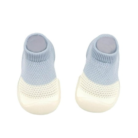 Baby Shoes Girl Formal Indoor First Walkers Mixed Colors Elastic Mesh Socks Shoes Girls  Sneakers Size 18 Months-24 Months
