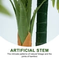 thumbnail image 4 of 10ft Tall Triple Golden Cane Palm Large Artificial Palm Tree, Faux Fake Silk Palm Plants for Outside Big House Living Room Patio Pool Home Office Living Room Yard 1 Pack, 4 of 7