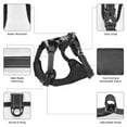 thumbnail image 6 of Haiem Magician Hat Skull Pattern No-Pull Dog Harness Reflective Front Clip Vest with Handle,Step-in Air Dog Harness,Adjustable 2 Metal Rings 4 Buckles-X-Large, 6 of 6