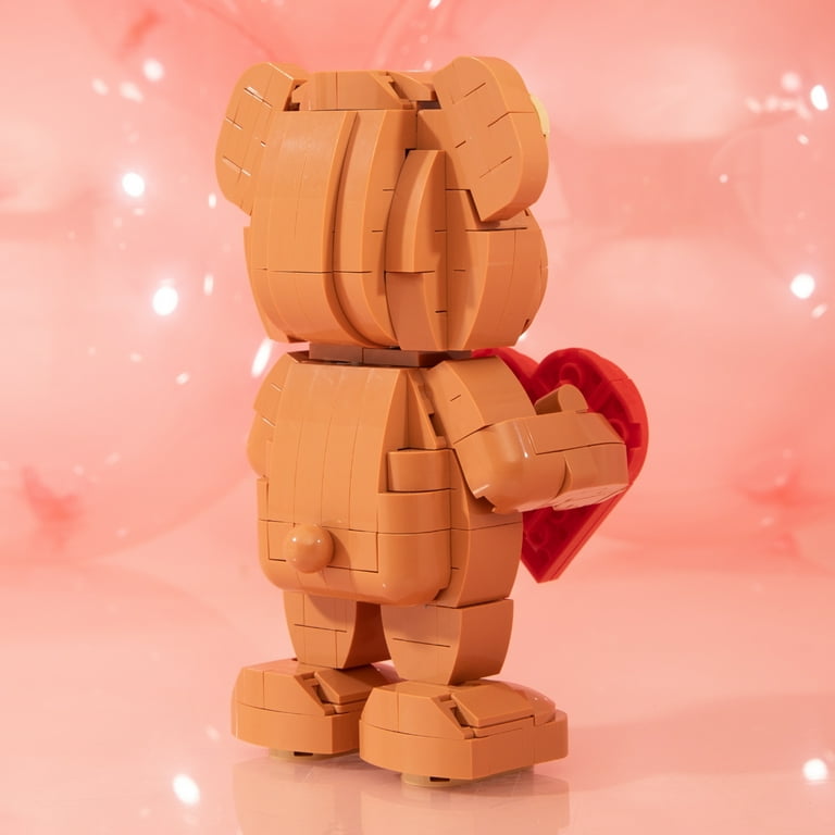 Brickcraft Bricky Bear& Brick Building Kit (354-Plastic Piece Set