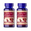 (2 pack) Puritan's Pride Triple Strength Cranberry Fruit Concentrate 12,600 mg-100 Softgels