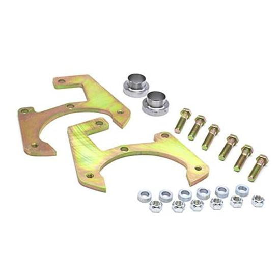 Basic Disc Brake Kit, Fits 1948-56 Ford Half-Ton, 5 on 4-1/2 Inch