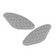 thumbnail image 5 of 2x Papas de tanque de motocicletas calcomanías no lipas fáciles de instalación de la instalación pegatinas protectores de reparación piezas de Gris, 5 of 8