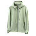 thumbnail image 2 of Weiqiqre Mens Lightweight Running Jacket Sun Protection Top Solid Color Long Sleeved Hooded Top, 2 of 7