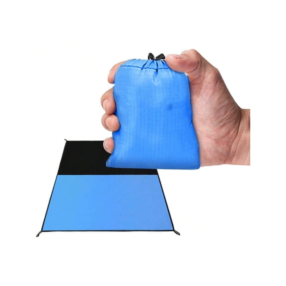 Pocket Picnic Blanket Waterproof Sandproof Beach Mat Compact Camping Tarp For Festivals Hiking Travel Outdoor Recreation Green 28 X 47