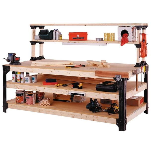 Hopkins 2x4 Basics Work Bench Legs, Wood,Made of Durable