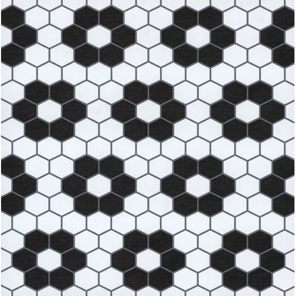 Black Biscotto Peel & Stick Floor Tiles, FP3931
