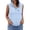 Sky Blue-Clothes, variant on Women's Hooded Sleeveless Vest Full Zip Lightweight Casual Outdoor Windbreaker with Pockets Sky Blue XXL