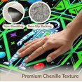 thumbnail image 6 of ODIKA 5'x7' Washable Area Rug Astronaut Cyber Arcade Galaxy Motif Fireworks Anime Flowing Dynamic for Small Living Room, Bedroom, Easy Care, Non-Shedding, Pet Friendly, 6 of 7