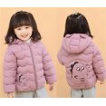 thumbnail image 5 of EnJoCho Kids Coats Girls Child Toddler Baby Boys Girls Cartoon Long Sleeve Winter Coats Jacket Cute Animals Hooded Outwear Clothes Little&Big Kids Boy or Girl Winter Fall Jackets&Coat Clearance, 5 of 5