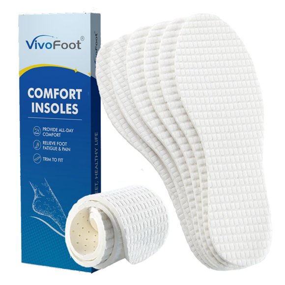 Plantillas VivoFoot, antiolor, algodón, rizo, insertos descalzos