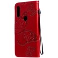 thumbnail image 3 of EMAXELER Motorola Moto E7 Case Shockproof PU Leather Retro 3D Butterfly Embossed Wallet Flip Case Magnetic Stand, 3 of 5