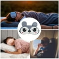 thumbnail image 3 of Unique Bargains 1 Pc Portable Cartoon Eye Mask for Home Gray Polyester, 3 of 3