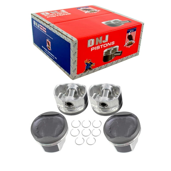 DNJ P932 Standard Complete Piston Set Fits Cars & Trucks 06-15 Pontiac Scion Corolla 2.4L DOHC