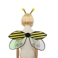 thumbnail image 5 of Costume Wings and Antenna Headband Set - Cute Bumblebee and Ladybug Dress-Up Accessories for Halloween, Birthday Parties, and Pretend Play, 5 of 9