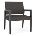thumbnail image 1 of Pemberly Row Waiting Reception Wide Guest Chair Wood Frame in Gray, 1 of 5