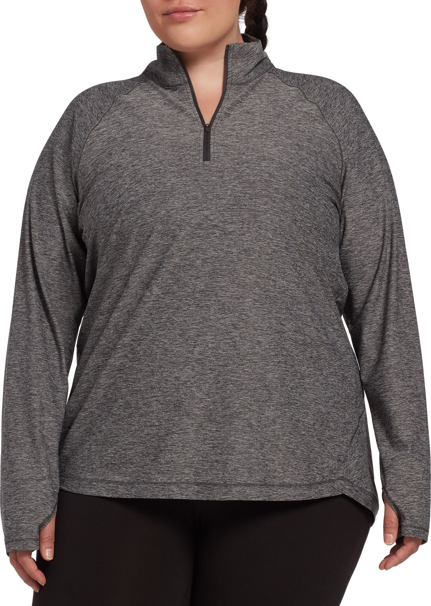 DSG Outerwear DSG Women's Plus Size Performance 1/4 Zip Long Sleeve