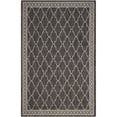 thumbnail image 1 of Safavieh Courtyard Black Indoor Outdoor Rug - 6'7" x 9'6", 1 of 1