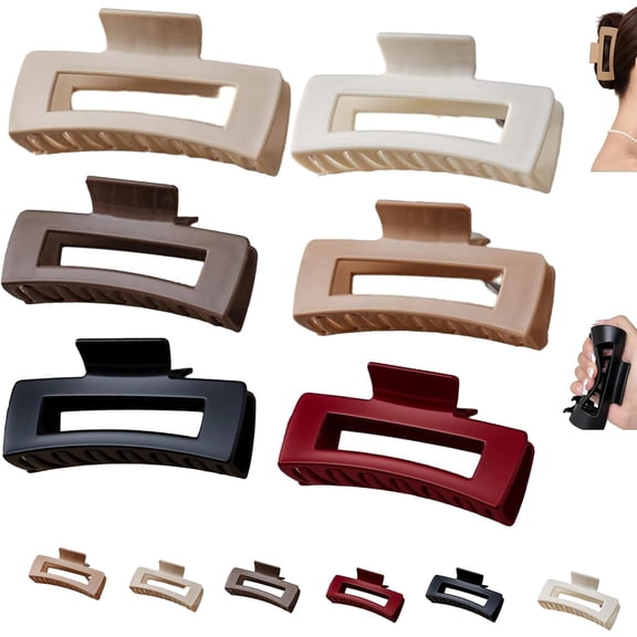 Soft Silicone Shark Hair Clips for Women, Flexible Non-Slip Claw Clip, Lightweight & Comfortable Cloud Hair Accessories