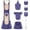 Purple, variant on Manscape Hair Trimmer for Men, No Nick Pubic Bikini Trimmer for Women, 3 in 1 Versatile Groin with Nose Hair Trimmer, Cordless Dock , LED Display, Wet/Dry Grommer ()