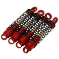 thumbnail image 2 of 4pcs RC Shock Absorber Set RC Dampers 43mm Aluminum Threaded Shock Absorbor For SCX24 1/24 Crawler Red, 2 of 8