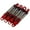 Red, variant on Nieyigj 4pcs RC Shock Absorber Set RC Dampers 43mm Aluminum Threaded Shock Absorbor Replacement Parts For Axial SCX24 1/24 Crawler Black Accessories Upgrade Kit
