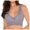 Gray, variant on WTXUE Intimates | Deep Bra Cami Women Wirefree Lace Yoga Comfort Bra V Womens Lingerie Bralette Tops with Garter Bra | 1 Piece Beige L