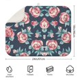 thumbnail image 2 of Microfibre Drying Mat for Kitchen Vintage Rose Dish Drying Drainer Mat Absorbent Pioneer Drying Mat Washing Up for Glass, Plate & Cup 18inch X 24inch, 2 of 5