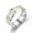 Silvery7, variant on [Titanium Steel Couple Fashion Ring] Stainless Steel Titanium Steel Luminous Heartbeat Ring Female Men And Women Fashion Electrocardiogram Titanium Steel Couple Ring,Golden13