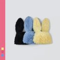 thumbnail image 3 of Gorros con Orejas de conejo para mujer, gorro de felpa rosa y roja, estilo coreano Ins Niche, para mantener el calor, para fotografía, novedad de 2023, 3 of 4