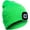 Light Green, variant on Unisex Winter Warm Knitted Beanie Hat USB Rechargeable 4 LED Headlamp Cap with LED Flashlight for Men Women Outdoor Sports (Black)