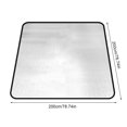 thumbnail image 4 of Eigraketly Colchoneta ultraligera para acampar para 3-4 personas, manta de doble cara para Picnic, papel de aluminio para playa, almohadilla de espuma EVA, carpas Eigraketly OD032012-00, 4 of 6