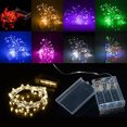 thumbnail image 3 of Trayknick Battery Operated Romantic Mini LED Copper Wire String Fairy Lights 2M/3M/4M Cool White size 20, 3 of 13