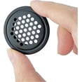 thumbnail image 5 of KAIYANG 10 piezas de ventilación de aire de acero inoxidable de 19 mm, malla circular, rejilla de ventilación circular negra, cubierta de rejilla, cubierta de rejilla de ventilación de aire para venti, 5 of 5
