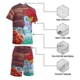 thumbnail image 4 of My Singing Monsters Boys Girls Short Sleeve Mesh T-Shirt And Shorts Outfit Set Summer Clothes Set for Kids, 4 of 8