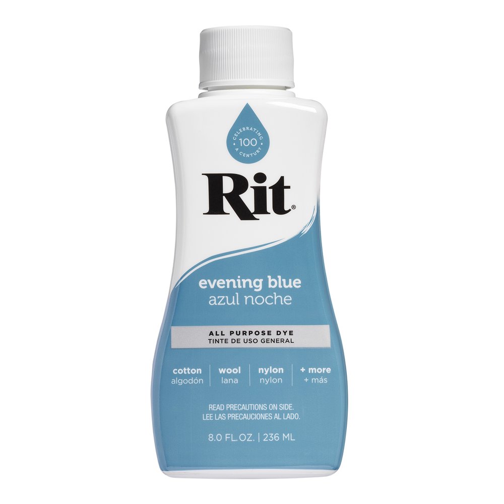 Rit All Purpose Liquid Dye, Evening Blue, 8 fl oz