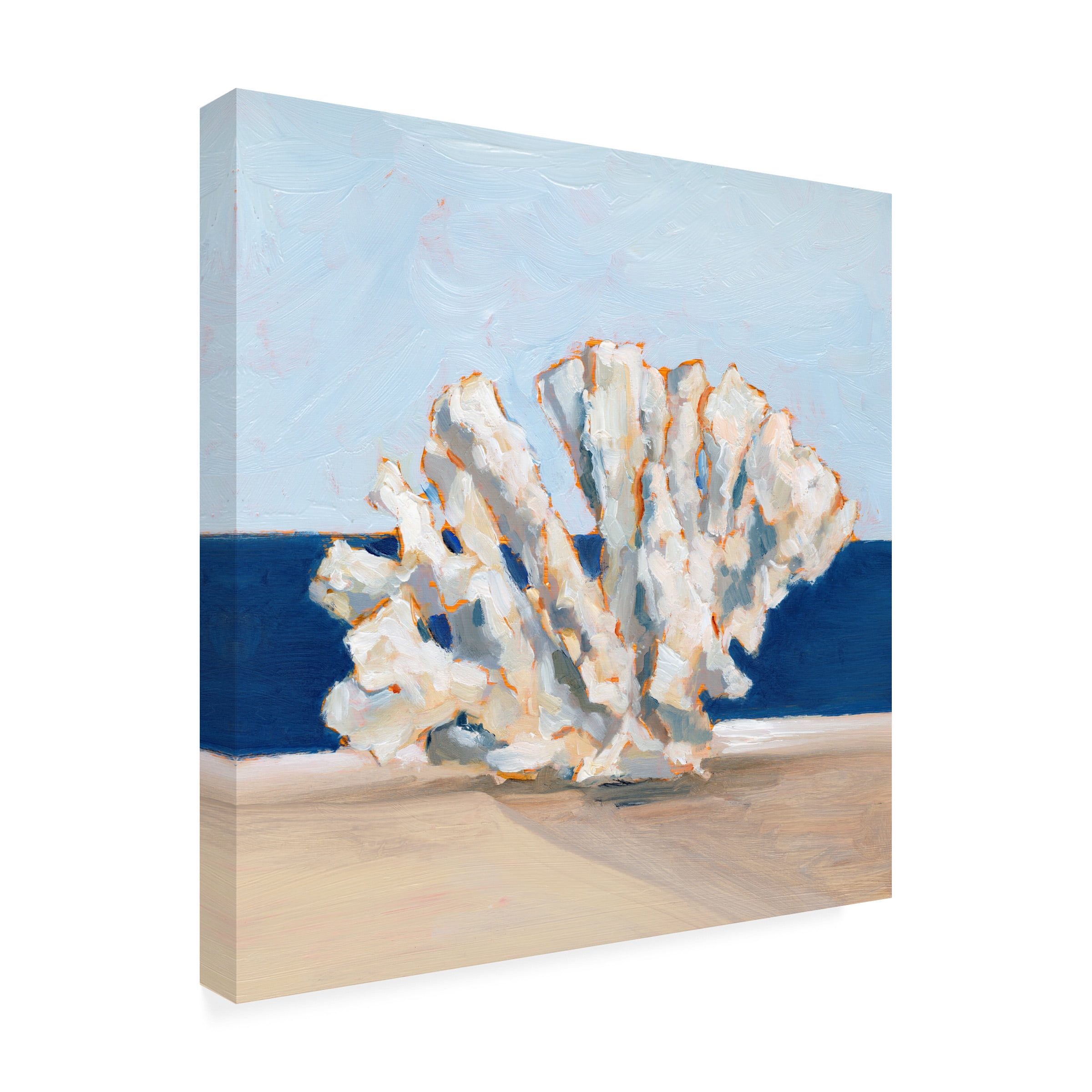 Ethan Harper 'Coral By the Shore I' Canvas Art