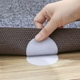 thumbnail image 3 of 20 Pcs White Hook and Loop Tape, Double Sided Sticky Tape Adhesive Sticker Rug Mat Carpet Gripper Pad, Carpet Tape, 3 of 9